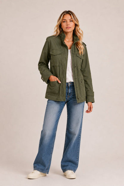 Romy | Cargo Pocket Utility Field Jacket