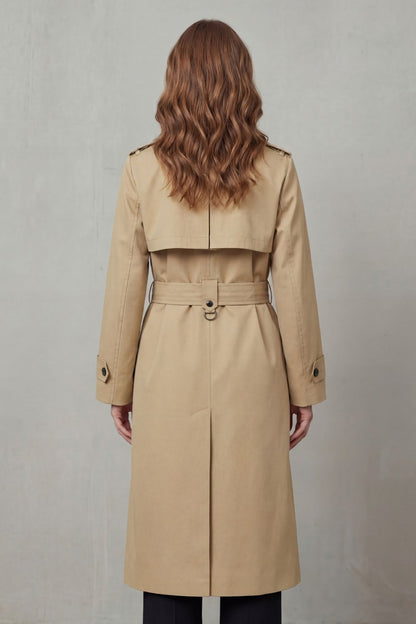 Hadley | Double Breasted Belted Trench Coat