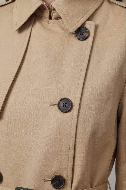 Hadley | Double Breasted Belted Trench Coat