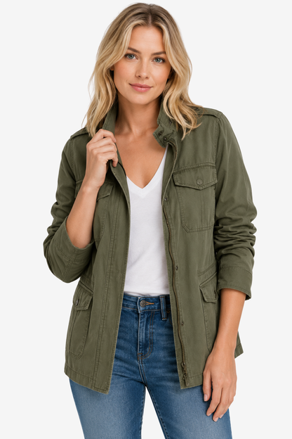 Amelia | Multi Pocket Utility Jacket