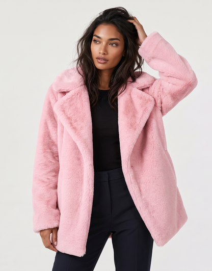Amelia | Oversized Faux Fur Jacket