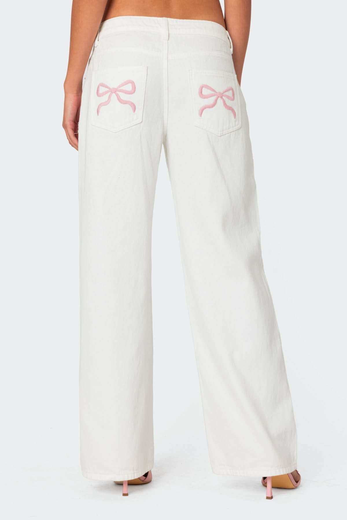 Amélie | Bow Tie Low Rise Jeans