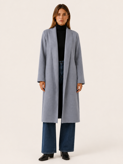 Ariana | Open Front Tailored Longline Coat