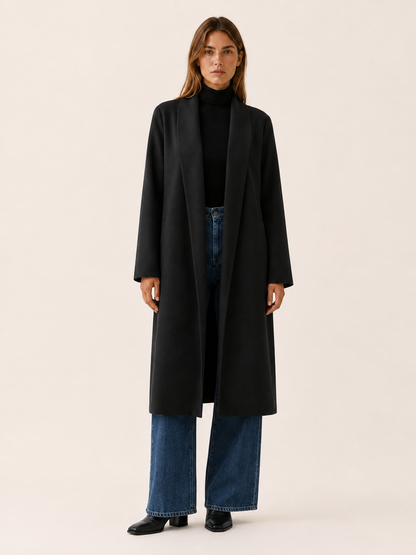 Ariana | Open Front Tailored Longline Coat