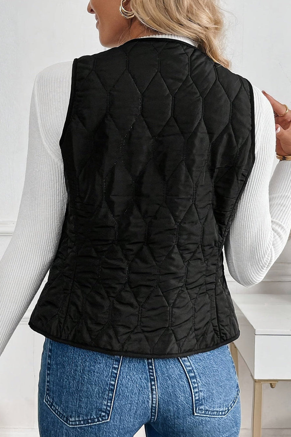 Iris | Reversible Sherpa Quilted Gilet