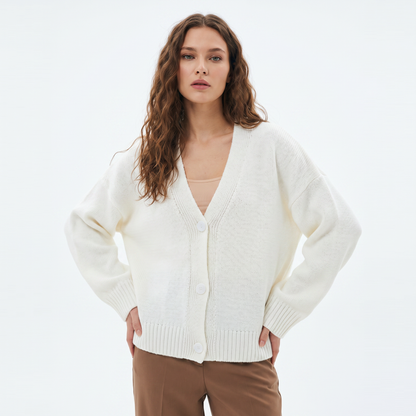 Briar | Oversized Button-Front Cardigan