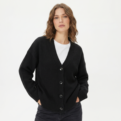 Briar | Oversized Button-Front Cardigan