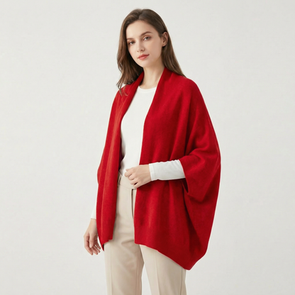 Cascade | Oversized Batwing Knit Shawl