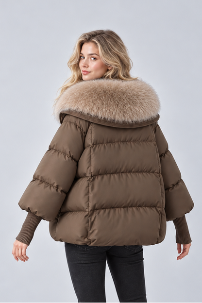Davina | Faux Fur Collar Padded Parka