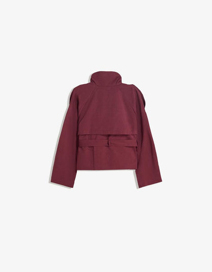 Clara | Double Breasted Cropped Trench Coat