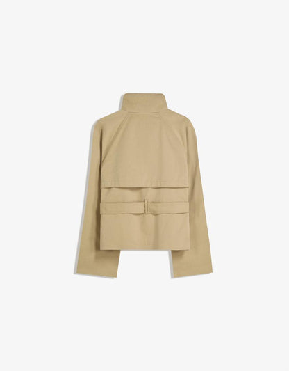 Clara | Double Breasted Cropped Trench Coat