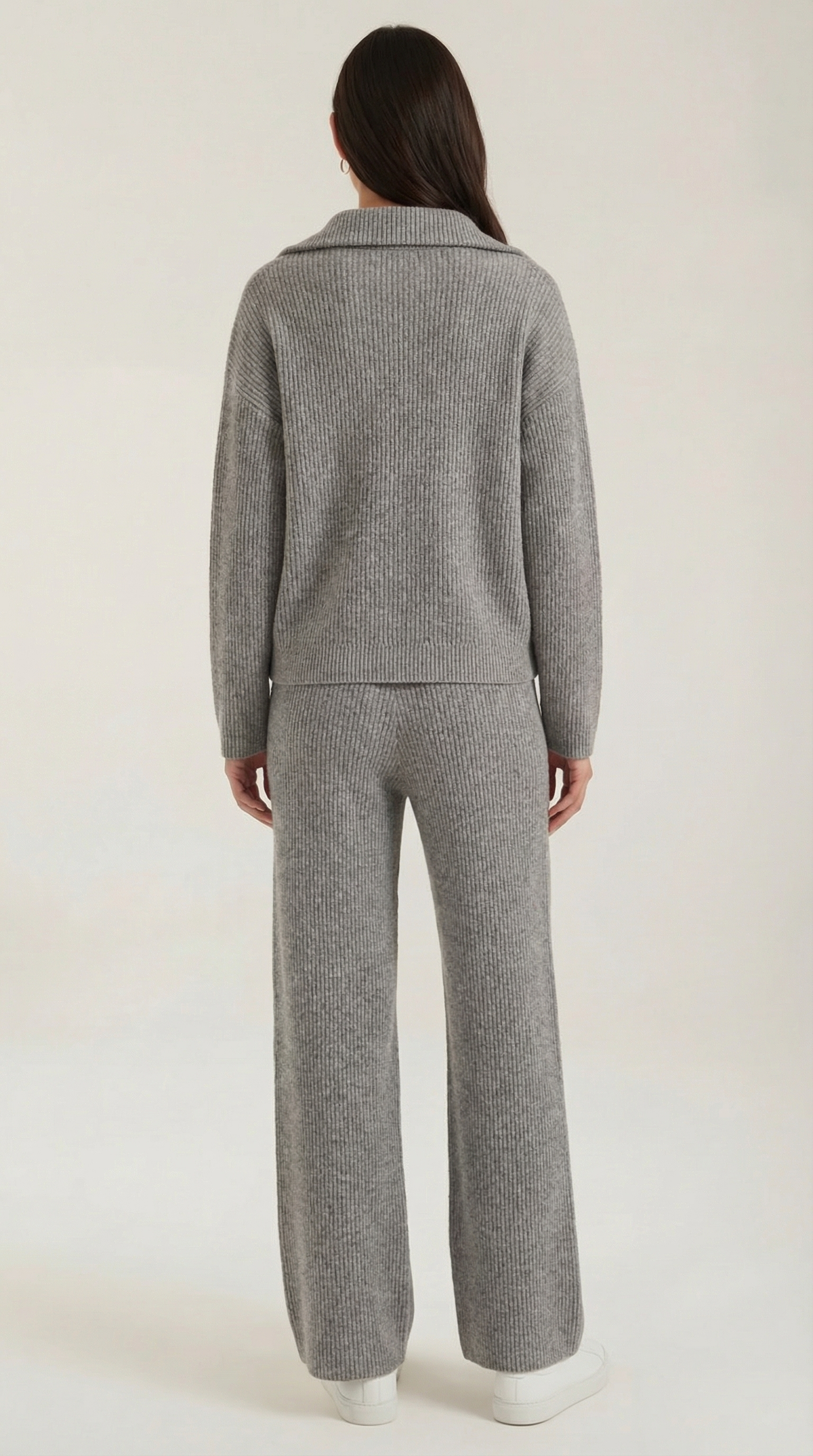 Crystal | Two Piece Ribbed Knit Set