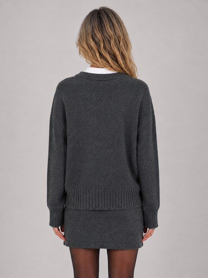 Dorothy | Two Piece Knit Jumper Skirt Set