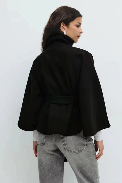 Elsie Belt Cape Jacket