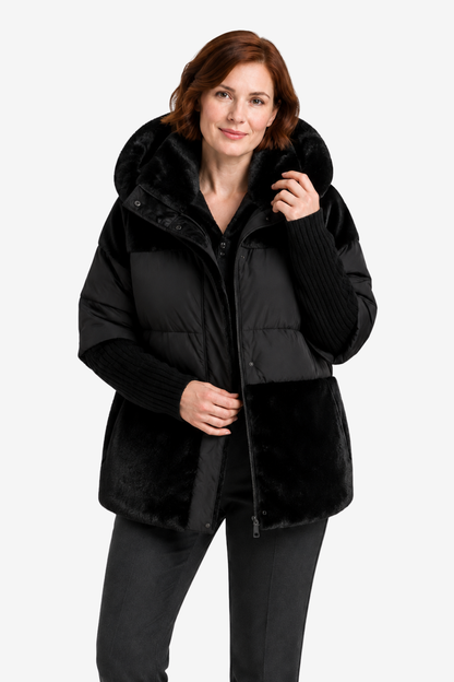 Felicity | Faux Fur Hooded Oversized Jacket