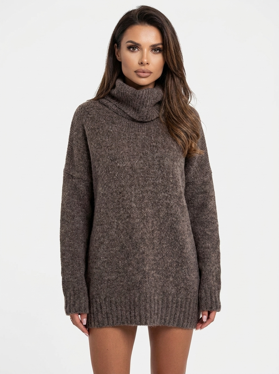 Hazel | Oversized Turtleneck Pullover