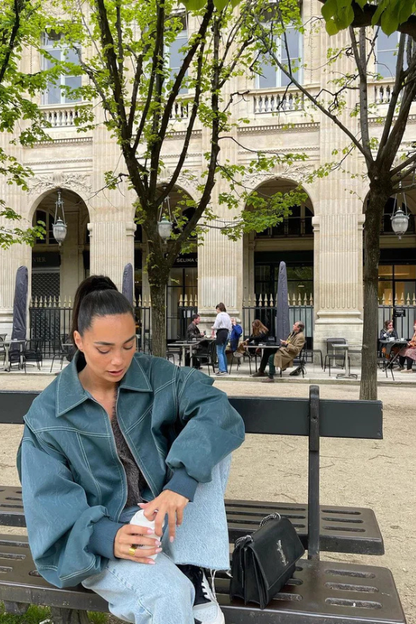 Isabel Oversized Leather Jacket