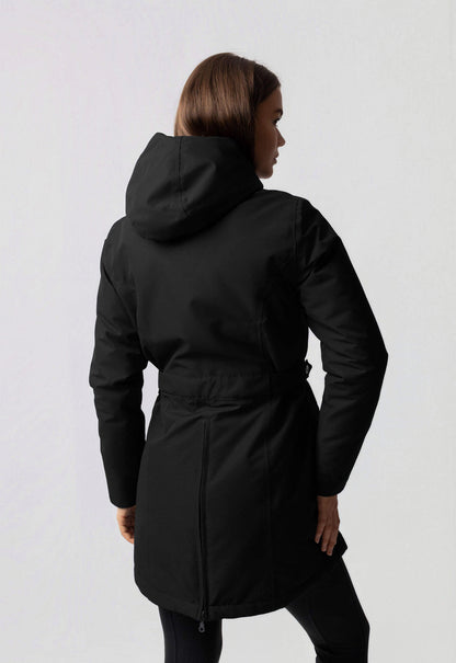 Jade | Hooded High Neck Utility Parka Coat