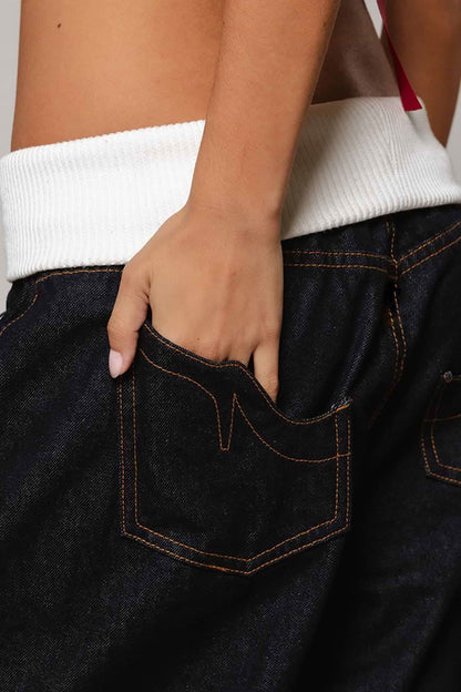 Kiara | Denim Wide Leg Jeans