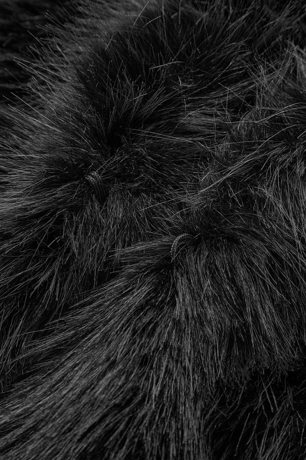 Laura | Faux Fur Oversized Cropped Jacket