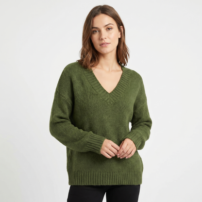 Linden | Relaxed V-Neck Pullover