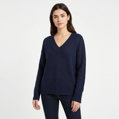 Linden | Relaxed V-Neck Pullover