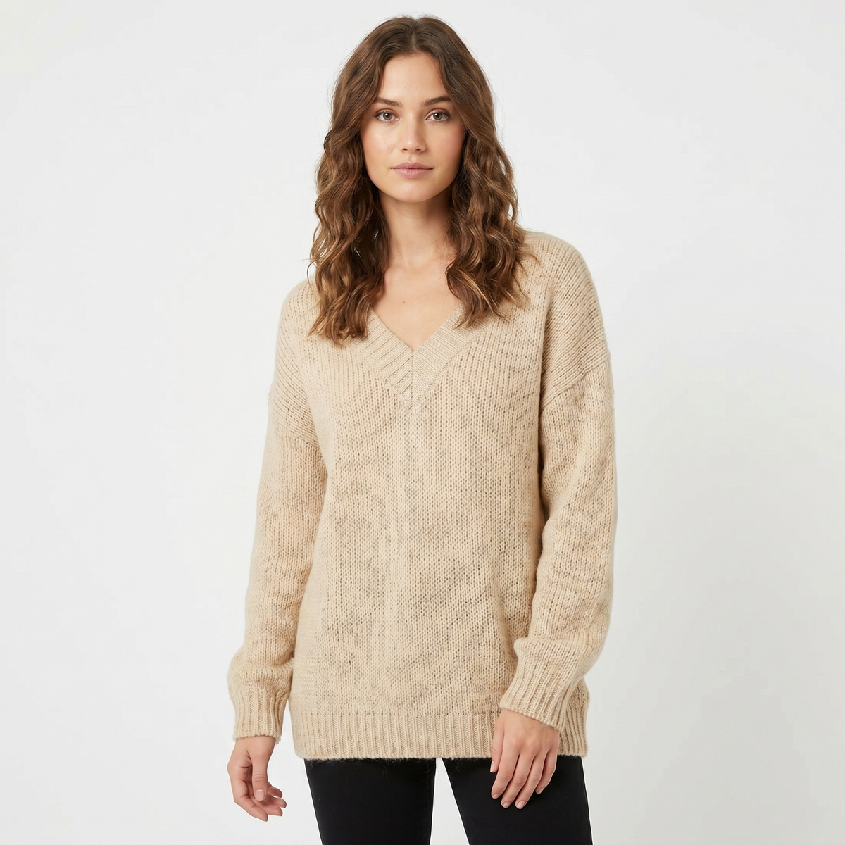 Linden | Relaxed V-Neck Pullover