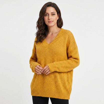 Linden | Relaxed V-Neck Pullover