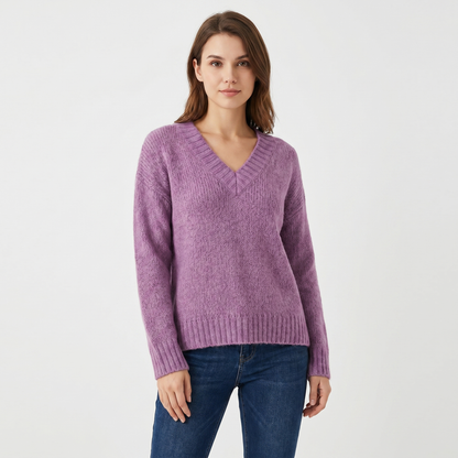 Linden | Relaxed V-Neck Pullover