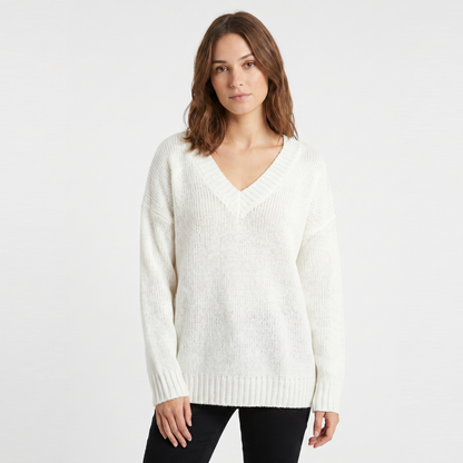 Linden | Relaxed V-Neck Pullover