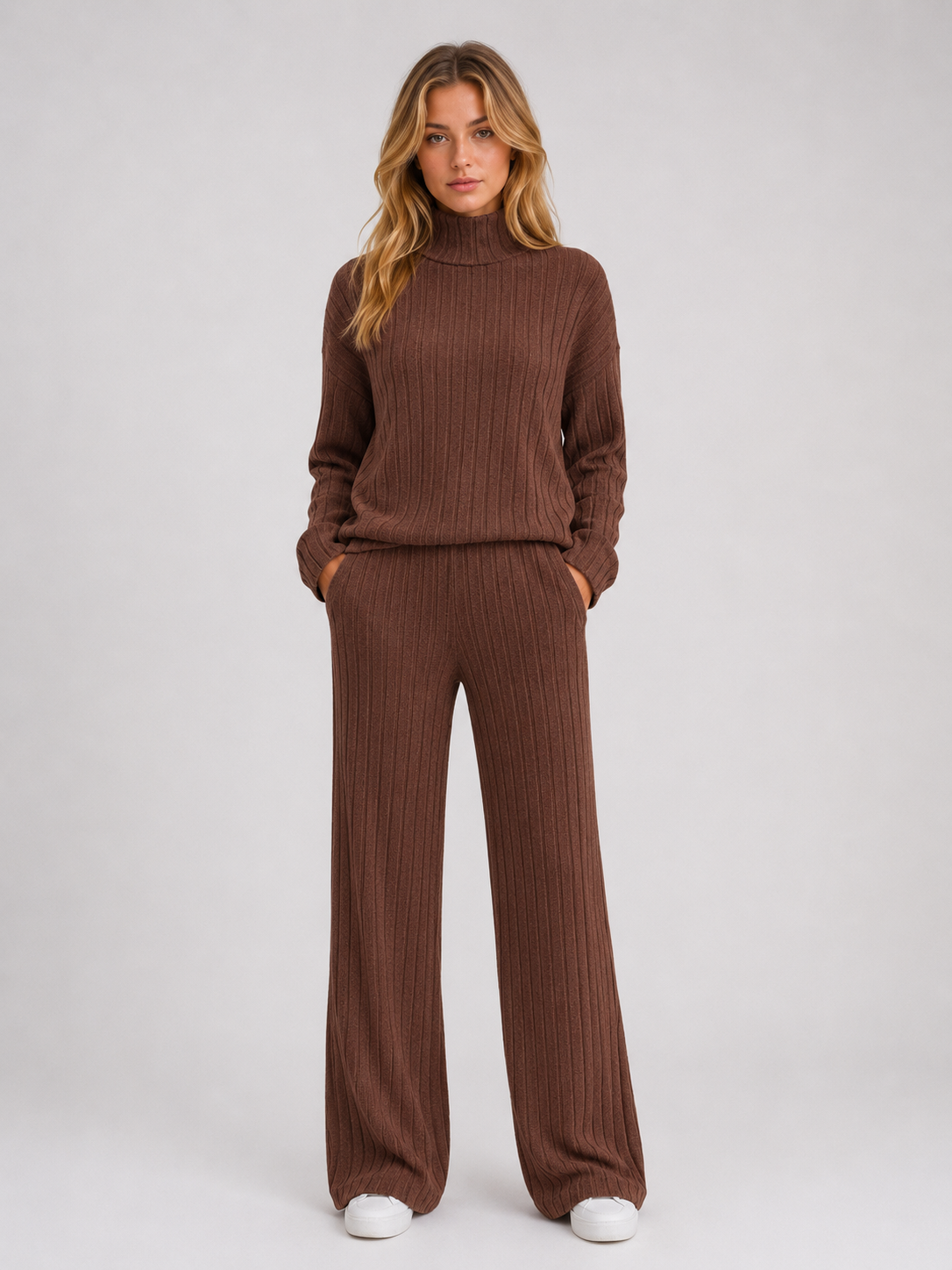 Marissa | Ribbed Knit Lounge Set