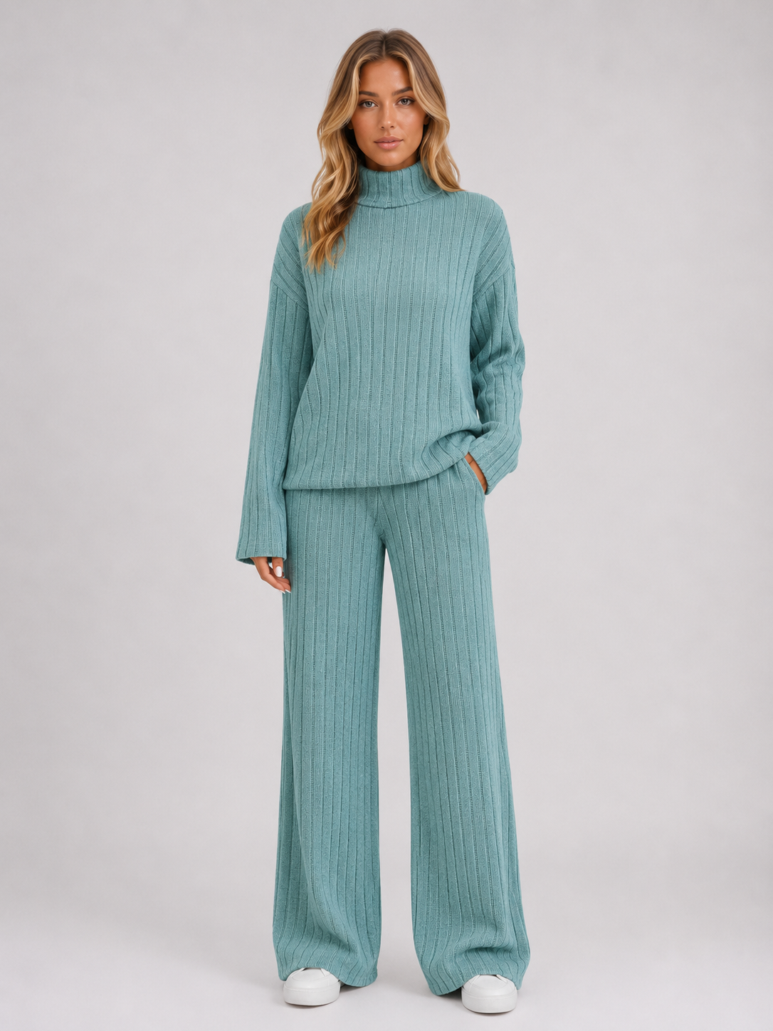 Marissa | Ribbed Knit Lounge Set