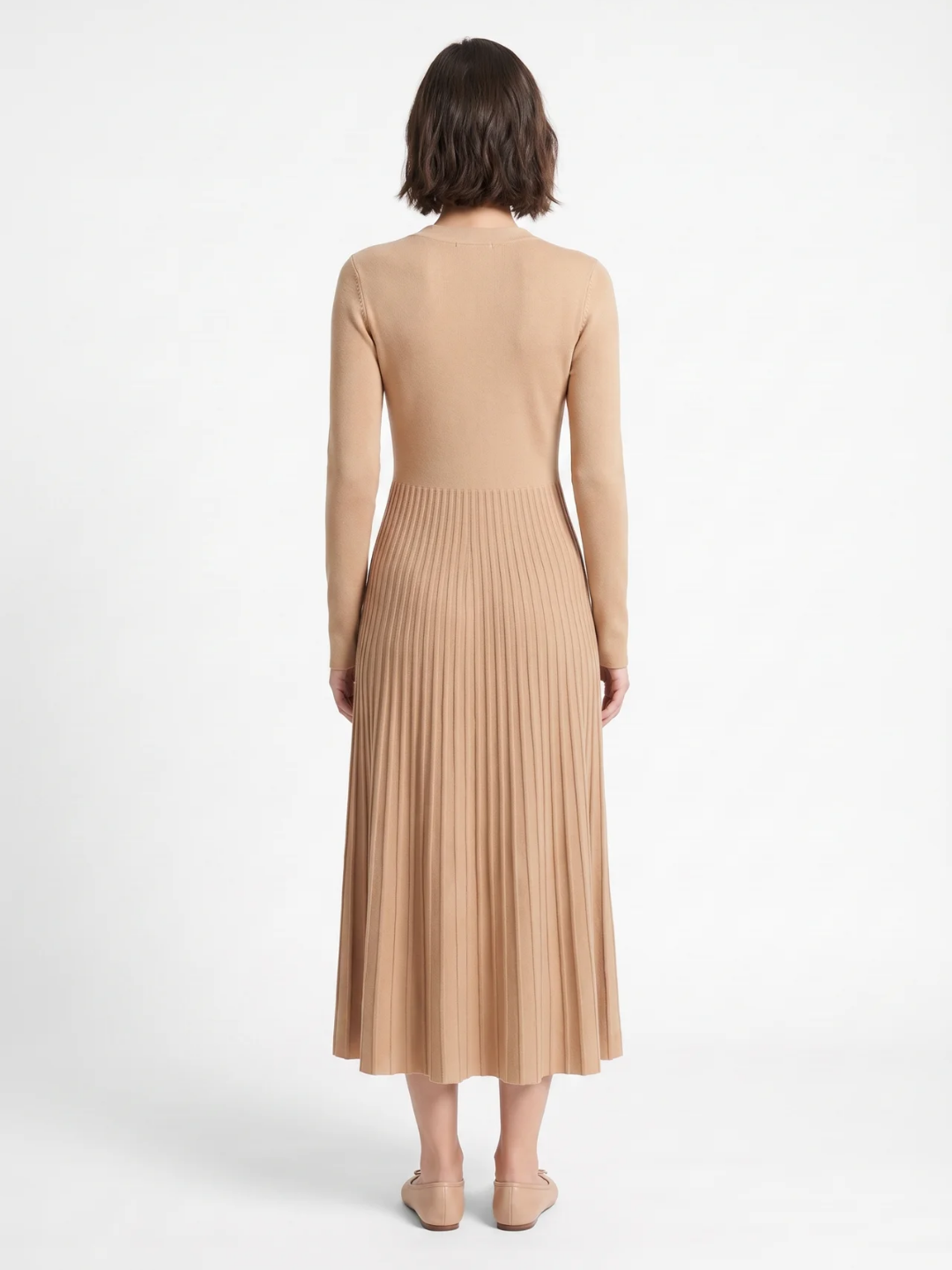 Martha | Ribbed Knit Button Maxi Dress