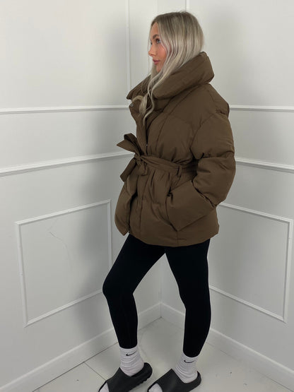 Molly | Short Belted Puffer Jacket