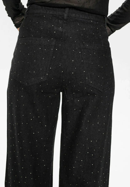Nadia | Glitter Wide Leg Jeans