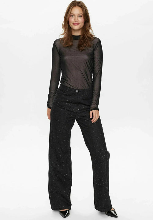 Nadia | Glitter Wide Leg Jeans