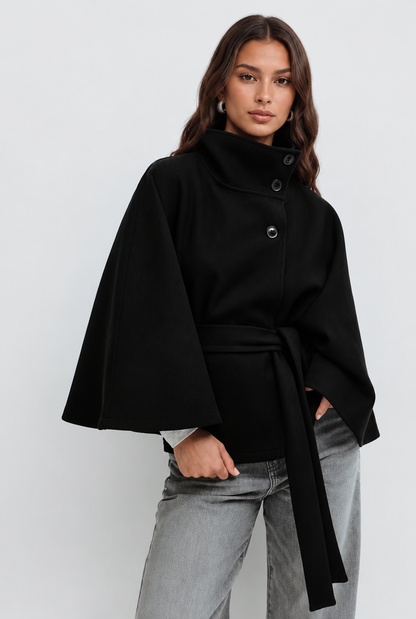 Natalie | Belted Tailored Wool Coat