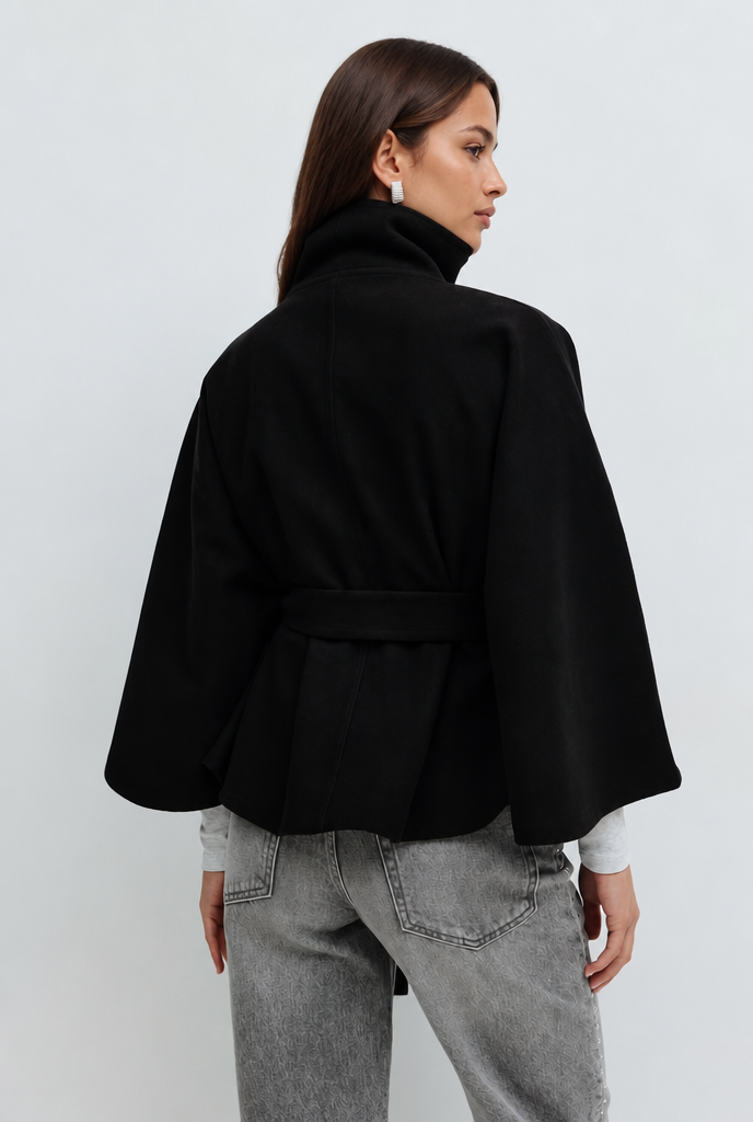 Natalie | Belted Tailored Wool Coat