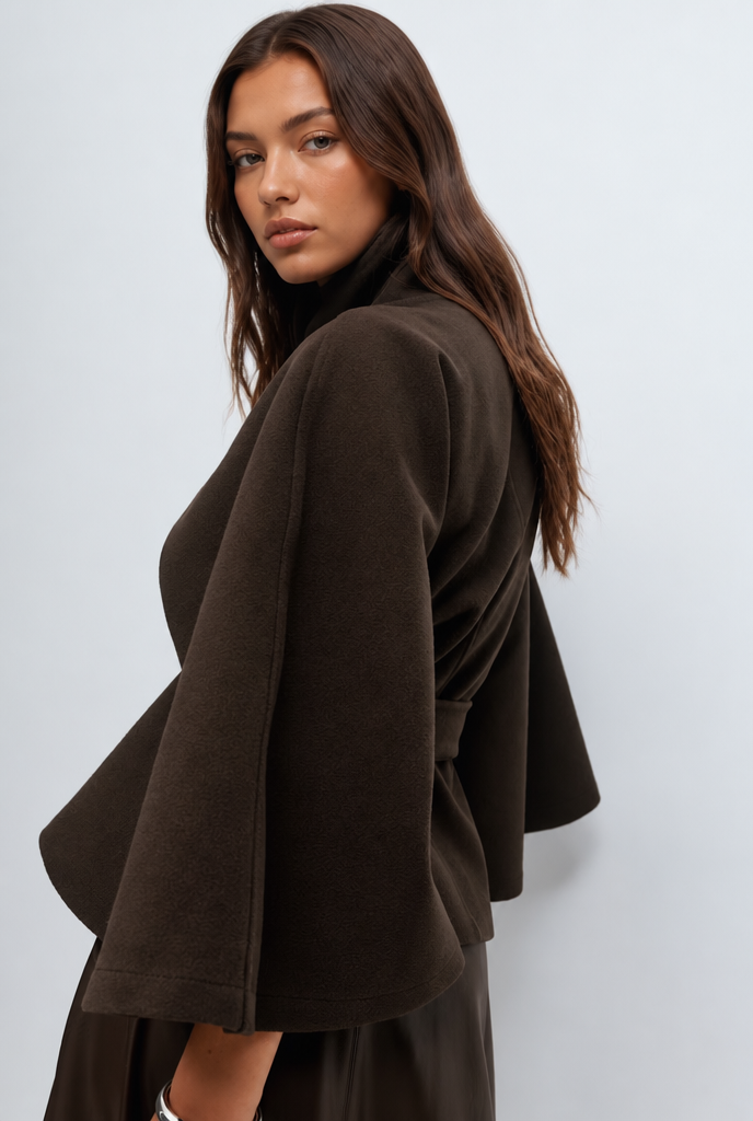 Natalie | Belted Tailored Wool Coat