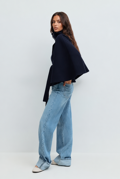 Natalie | Belted Tailored Wool Coat