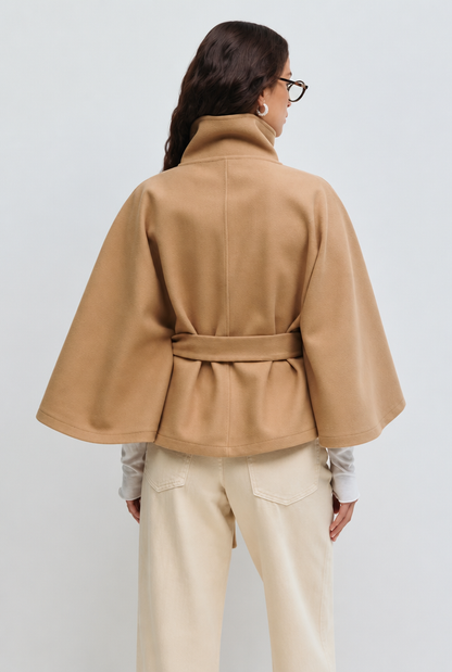 Natalie | Belted Tailored Wool Coat