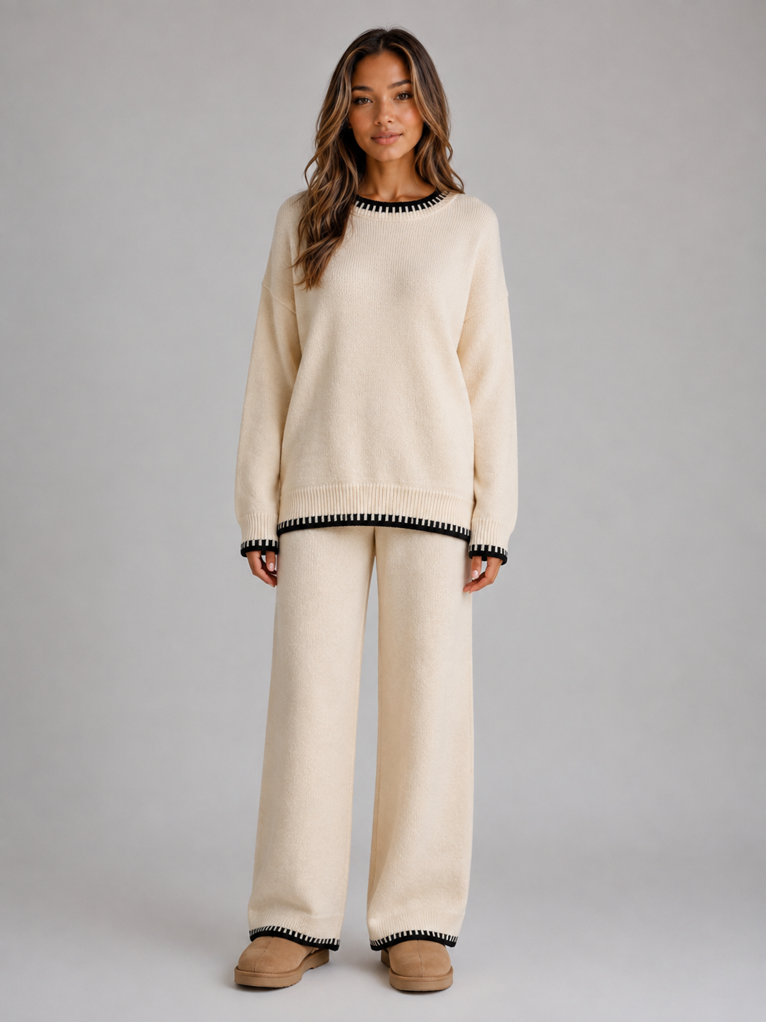 Nell | Two Piece Knit Jumper Trouser Set