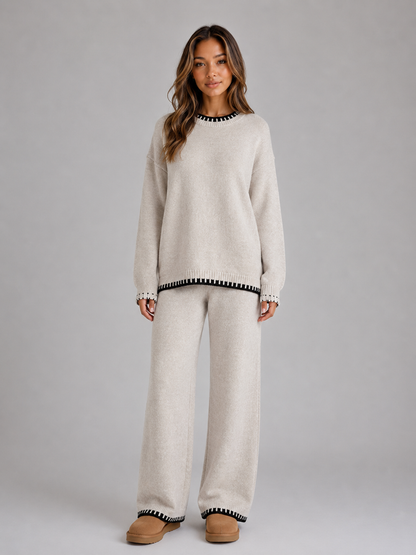 Nell | Two Piece Knit Jumper Trouser Set