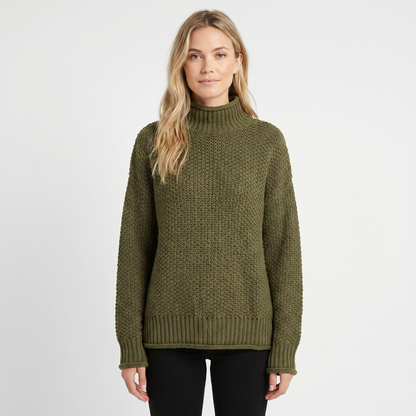 Poppy | Oversized Mock Neck Jumper