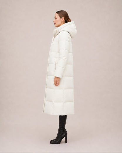 Rosalie | Long Hooded Puffer Coat