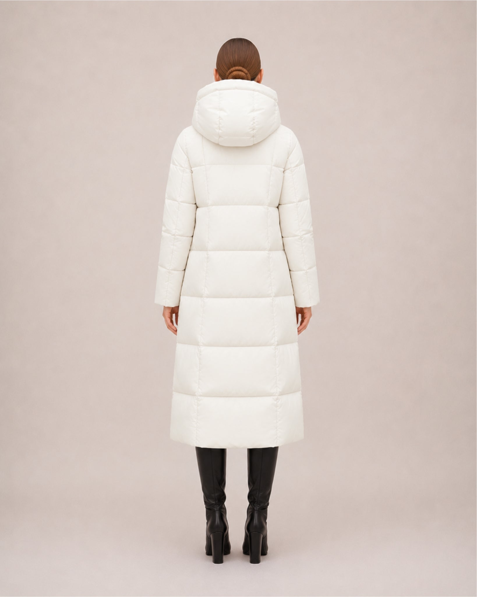 Rosalie | Long Hooded Puffer Coat