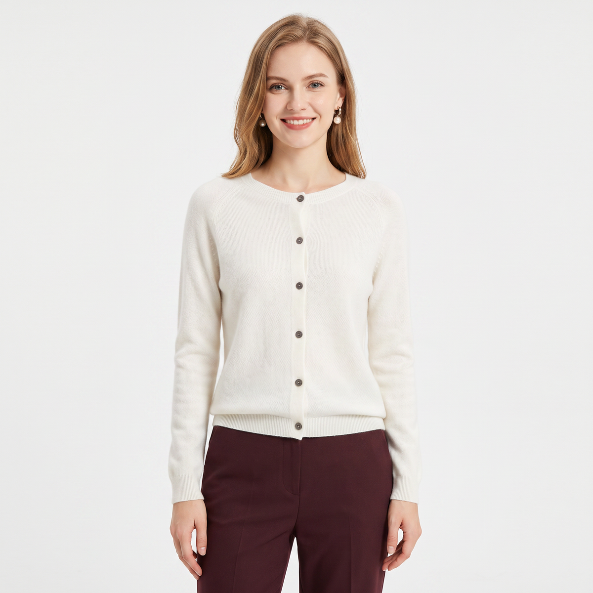 Thistle | Wool Knit Button-Up Cardigan