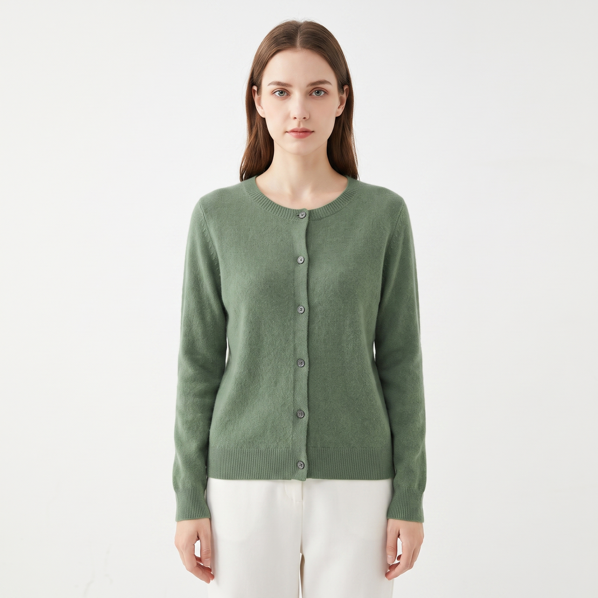 Thistle | Wool Knit Button-Up Cardigan