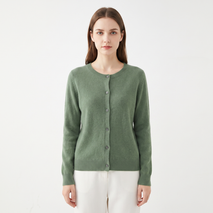 Thistle | Wool Knit Button-Up Cardigan