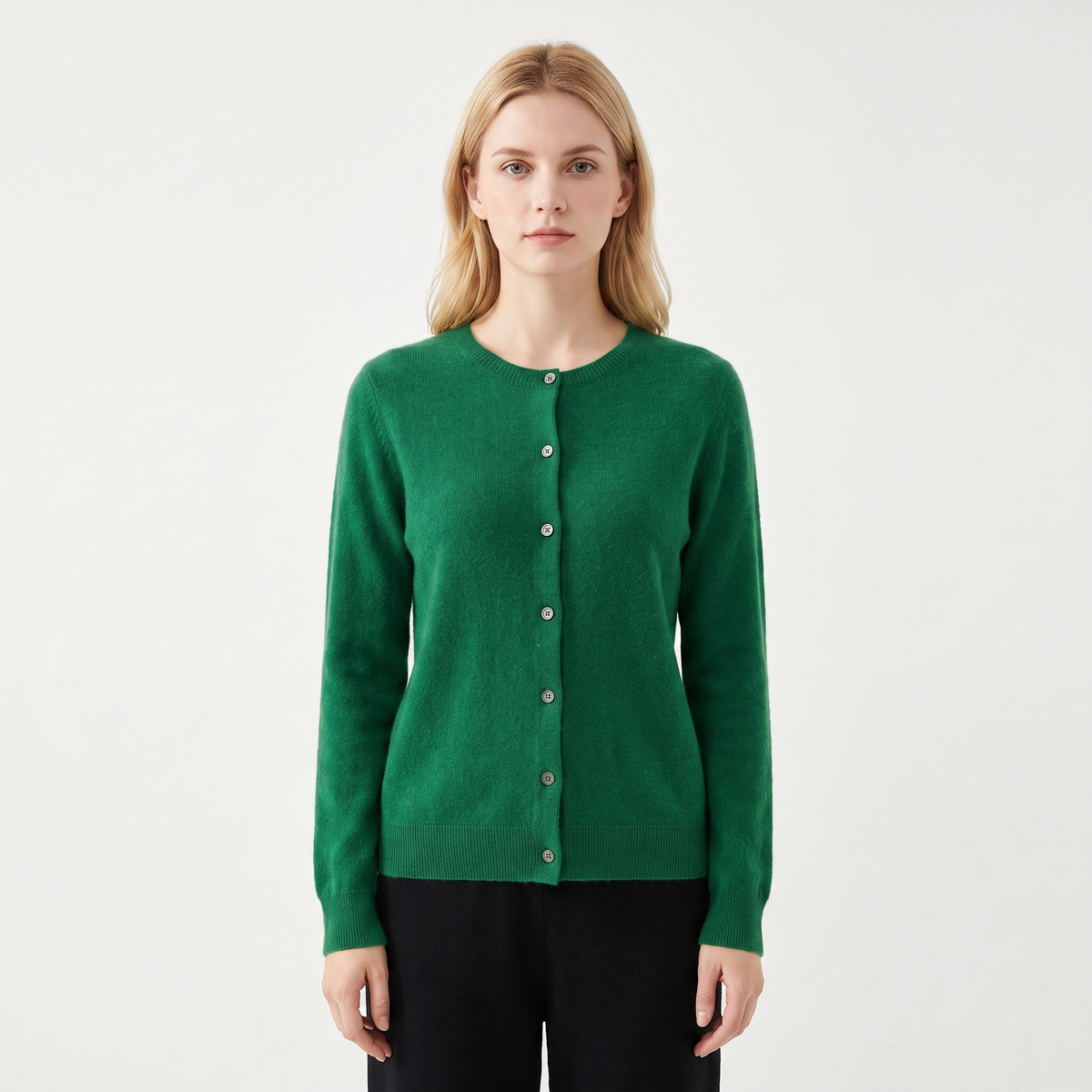 Thistle | Wool Knit Button-Up Cardigan